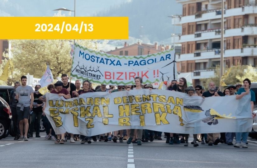 Apirilak 13ko manifestazioko irakurketa