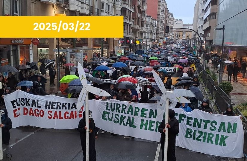 Martxoak 22ko manifestazioko irakurketa