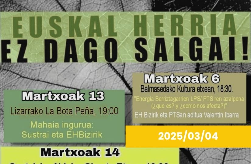 Martxoaren 22ko manifestazioaren aurkezpen bira